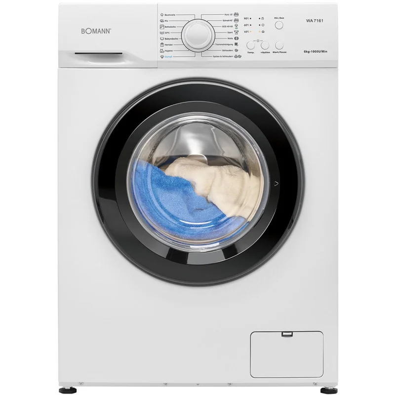 Стиральная машина Bomann, 6 кг, 1000 об/мин, глубина 44 см, WA7161