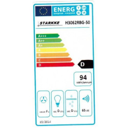 Integreeritav õhupuhastaja Starkke H3062RB50, must, 520 m3/h