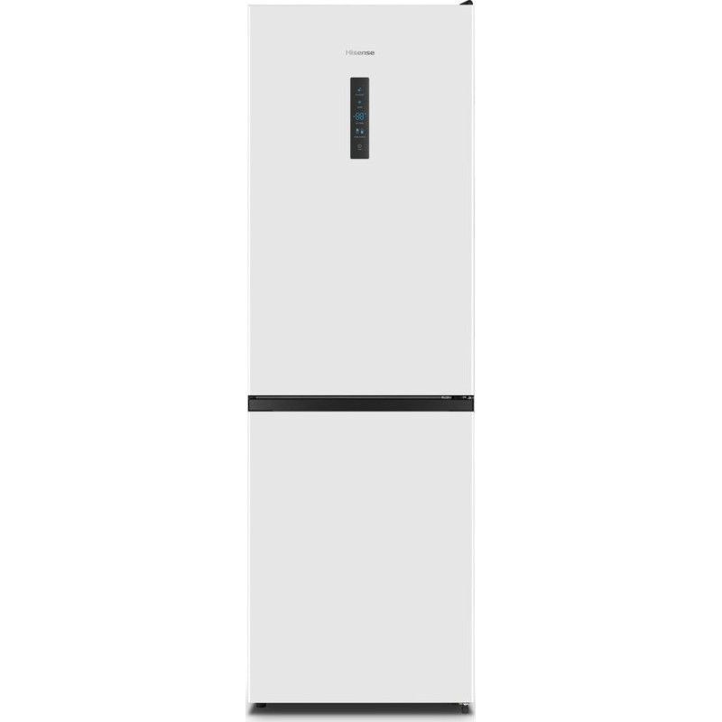 Jäävaba külmik Hisense, 304 L, kõrgus 186 cm, valge, NoFrost, RB390N4CWD