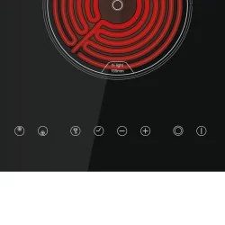 Интегрируемая керамическая варочная панель Whirlpool, ширина 30 см, черный, WRD6030B