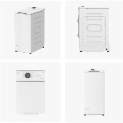 Стиральная машина Midea, 6 кг, MF100T60B/W