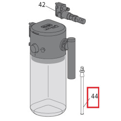 Трубка молочника неармированная для кофемашин Delonghi, AS00002606