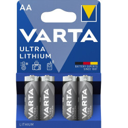 Батарейка Varta AA, Lithium, упаковка 4 шт.