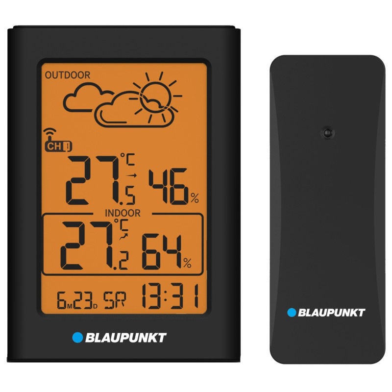 Ilmajaam Blaupunkt WS15BK, juhtmeta anduriga, must