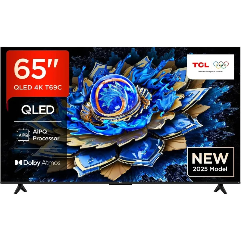 65'' 4K UHD QLED-телевизор, TCL, Google TV, 65T69C 65'' 4K UHD QLED-телевизор, TCL, Google TV, 65T69C