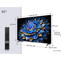 65'' 4K UHD QLED-телевизор, TCL, Google TV, 65T69C