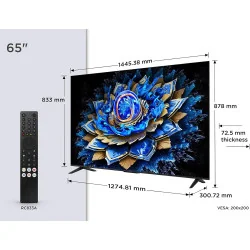 65'' 4K UHD QLED-телевизор, TCL, Google TV, 65T69C 65'' 4K UHD QLED-телевизор, TCL, Google TV, 65T69C