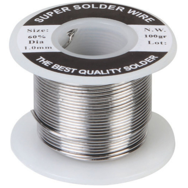 Припой 100 гр 1,0мм, SOLD100G