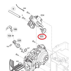 Nivona kohvimasina kohvipressi surveühendus muhv, 0074313