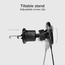 Автомобильное беспроводное зарядное устройство SBS 15W, Magsafe, черный, TESUPPMAG15WVENT