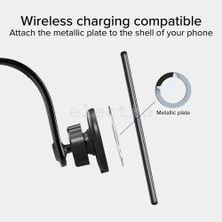 Автомобильное беспроводное зарядное устройство SBS 15W, Magsafe, черный, TESUPPMAG15W21