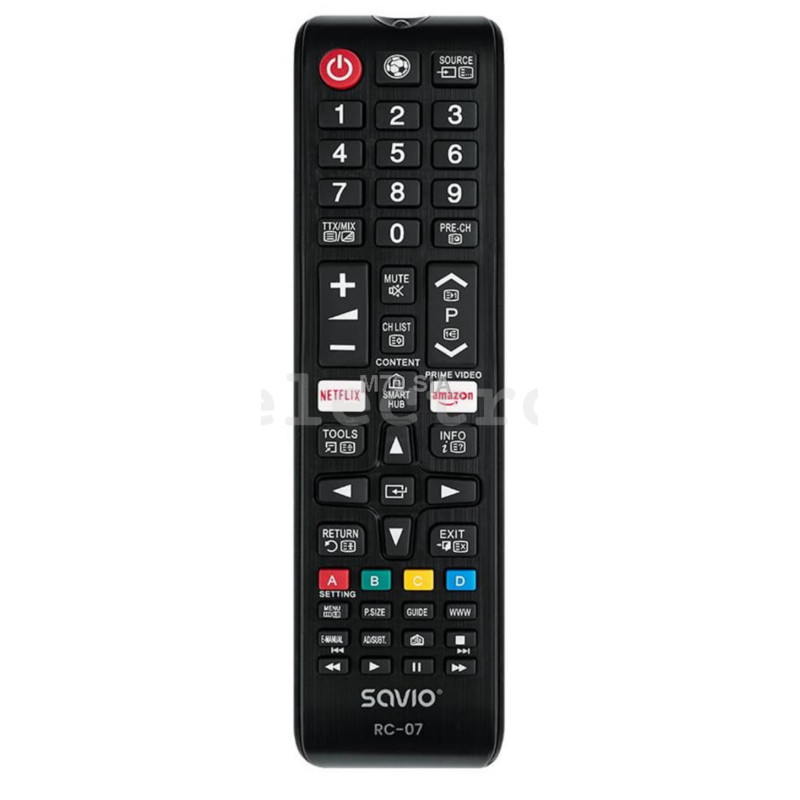 Запасной пульт для телевизора Samsung, Savio RC-07, TVPUSARC07