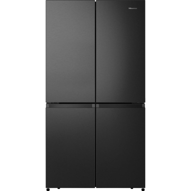 Jäävaba SBS külmik Hisense, 609 L, 179 cm, must, RQ758N4SBFE