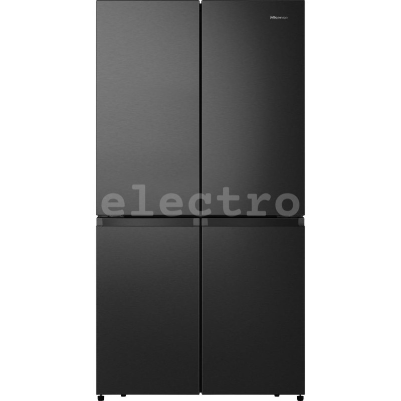 No Frost SBS Холодильник, Hisense, 609 л, высота 179 см, черная, RQ758N4SBFE