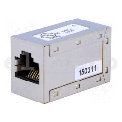 Адаптер для LAN кабеля RJ45/RJ45 8/8, CAT6, DIGITUS