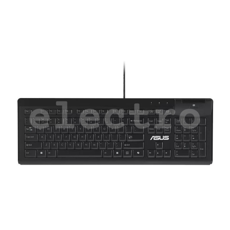 Juhtmega klaviatuur Asus KU100, US, Smart Card, KU100