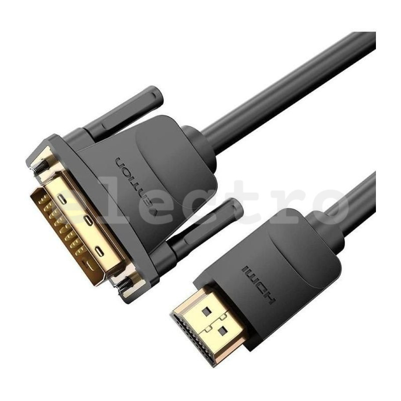 Kaabel DVI-D/ HDMI 1,5m, ABFBG, VENTION