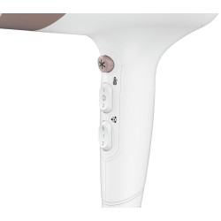 Фен Rowenta Studio Dry Glow, 2100 Вт, белый/розовый, CV5830