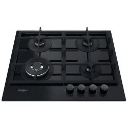 Интегрируемая газовая варочная панель, Whirlpool, ширина 59 см, черный, AKTL629NB1