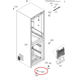 LG külmiku alumine vasakpoolne hing, AEH75596702