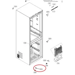 Петля двери (нижняя левая) к холодильнику LG, AEH75596702