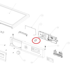 Шток ручки переключения режимов стиральной машины Beko, 2850820100