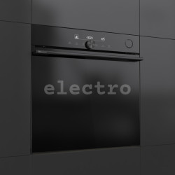 Интегрируемый духовой шкаф Hisense, 77 л, пиролитическая очистка, черный, BSA6633PBG8