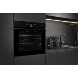 Integreeritav ahi Hisense, 77 L, pürolüütiline puhastus, must, BSA6633PBG8