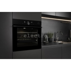 Интегрируемый духовой шкаф Hisense, 77 л, пиролитическая очистка, черный, BSA6633PBG8