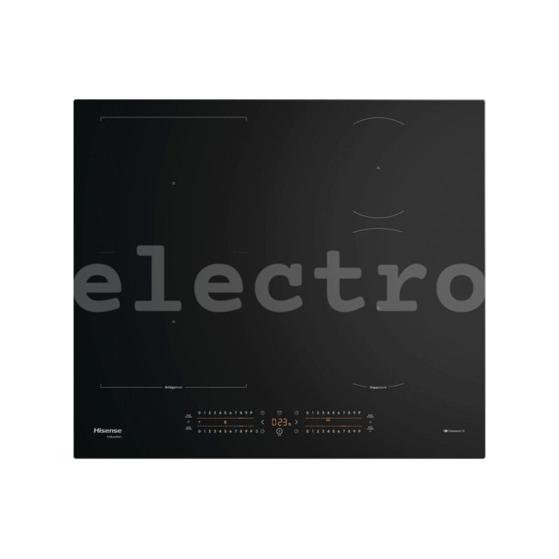 Интегрируемая индукционная варочная панель Hisense, ширина 59,5 см, черный, HI6432BSCWF