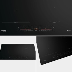 Integreeritav induktsioonpliidiplaat Hisense, laius 59,5 cm, must, HI6432BSCWF