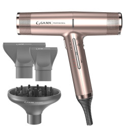 Фен для волос GA.MA IQ1 Perfetto, 1600 Вт, розовое золото, PH6065.RG