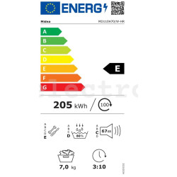 Сушильная машина Midea, 7 кг, MD110H70/W-HR