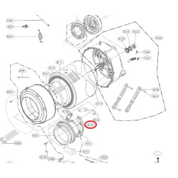 LG pesumasina vasturaskus, MAG63763102, parempoolne