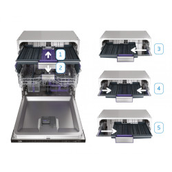 Посудомоечная машина Beko, 16 комплектов посуды, BDFN26640XC