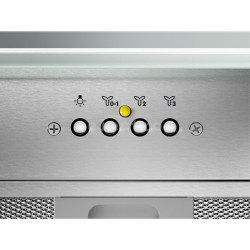 Интегрируемая вытяжка Electrolux, 600 м³/ч, ширина 56 см, нерж. сталь, LFP536X