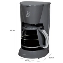 Кофеварка Bomann KA183CBGY, серый цвет