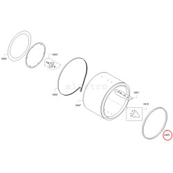 BOSCH kuivati trumli tihend, 12041723, REN