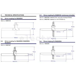 Bosch köögikombaini segaja labad, 10004361, 00630759, ren Bosch köögikombaini segaja labad, 10004361, 00630759, ren
