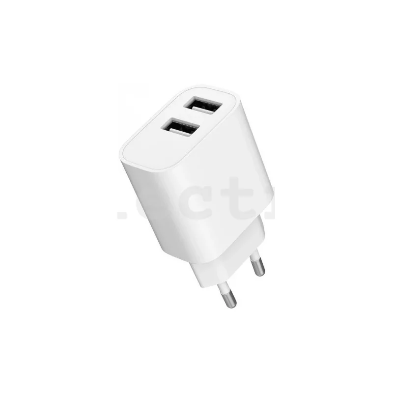 kомнатное зарядное устройство, 2 xUSB-A, Gembird, TA-UC-2A12-01-WH kомнатное зарядное устройство, 2 xUSB-A, Gembird, TA-UC-2A12-01-WH