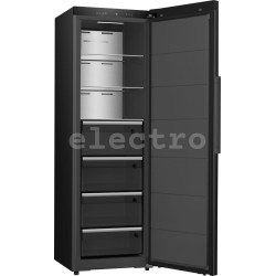 NoFrost морозильник Hisense, 312 л, высота 186 см, черный, FT5K310GSFC