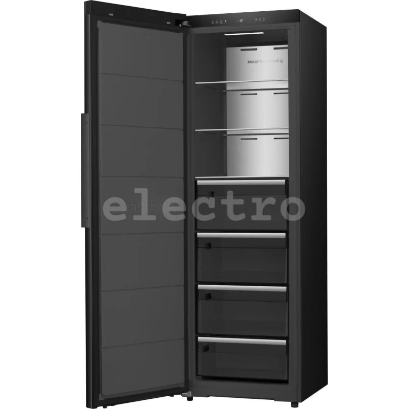 Jäävaba sügavkülmik Hisense, 312 L, kõrgus 186 cm, must, FT5K310GSFC