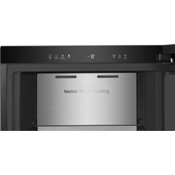 NoFrost морозильник Hisense, 312 л, высота 186 см, черный, FT5K310GSFC