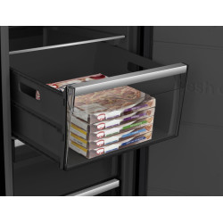 NoFrost морозильник Hisense, 312 л, высота 186 см, черный, FT5K310GSFC