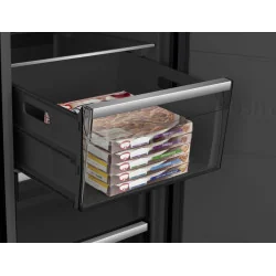 NoFrost морозильник Hisense, 312 л, высота 186 см, черный, FT5K310GSFC