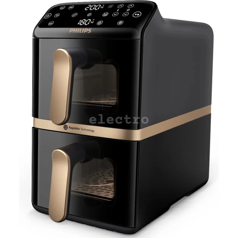 Kuumaõhufritüür Philips, 2300 W, 10 L, must/vask, NA462/70 Kuumaõhufritüür Philips, 2300 W, 10 L, must/vask, NA462/70