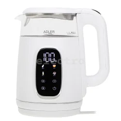 Чайник ADLER, pегулировка температуры, 1,7 л ADLER, AD1305WS