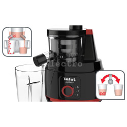 Шнековая соковыжималка Tefal Juiceo, 150 Вт, черный, ZC150838