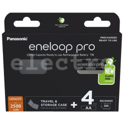 PANASONIC Eneloop Pro aku AA, 2500mAh, 4tk pakis