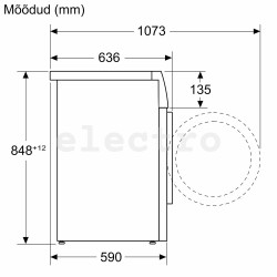 Стиральная машина Bosch, 9 кг, глубина 59 см, 1400 об/мин, WGG244RFSN